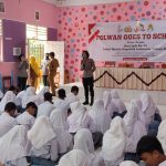 Polwan Polres Bone Bolango Goes To School, Berikan Edukasi Cerdas Bermedia Sosial Di Lima Sekolah
