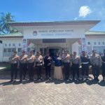 Patroli Dialogis Sat Samapta Polres Bone Bolango cek Keamanan Kantor KPU Provinsi Gorontalo