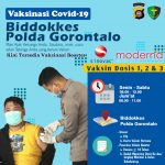 Polda Gorontalo Buka Layanan Vaksinasi Dosis Lanjutan (Booster) Bagi Masyarakat