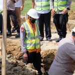 Kunjungi Polres Gorut, Kapolda Letakan Batu Pertama Pembangunan Rumdis Kapolres