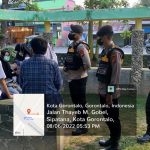 Temui Warga Yang Nongkrong, Patroli Samapta Polda Gorontalo Hadir Berikan Imbauan Prokes
