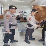 Subdit Waster Dit Pam Obvit Polda Gorontalo Patroli di Sektor Perbankan, Cek Mekanisme Pengamanan